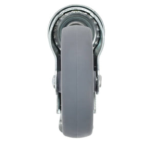 vidaXL 16 Swivel Castor Wheels with Top Plate Hole 100 mm