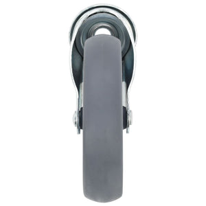 vidaXL 8 Pcs Swivel Casters with Bolt Hole 125 mm