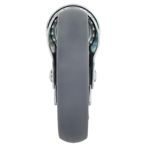 vidaXL 24 Pcs. Swivel Casters with Top Plate Hole 125 mm