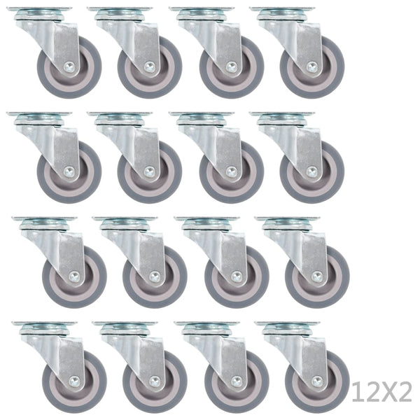 vidaXL 72 pcs. Swivel Casters 50 mm