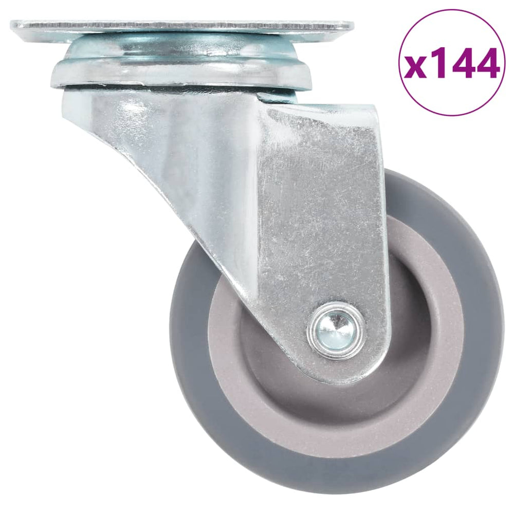 vidaXL 144 Pcs. Swivel Casters 50 mm