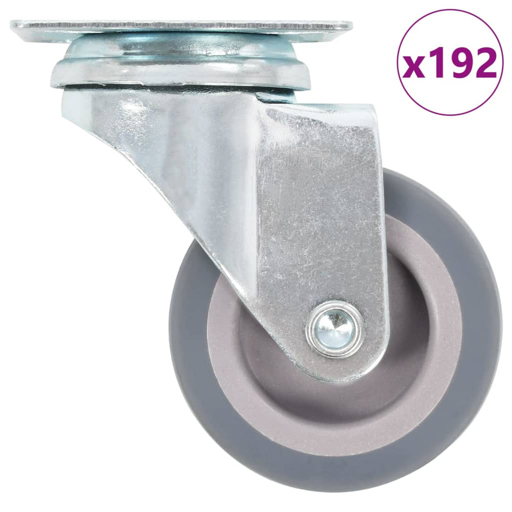 vidaXL 192 Pcs. Swivel Casters 50 mm