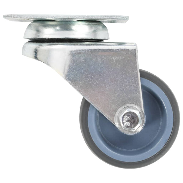 vidaXL 8 Pcs. Twin Wheel Swivel Casters 50 mm