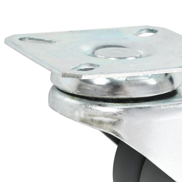 vidaXL 8 Pcs. Twin Wheel Swivel Casters 50 mm