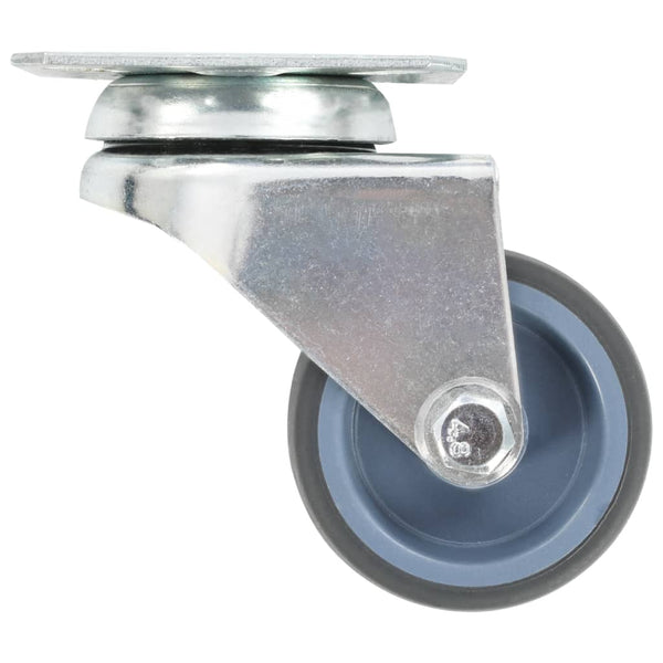 vidaXL 16 pcs. Swivel Casters with Twin Wheel 50 mm