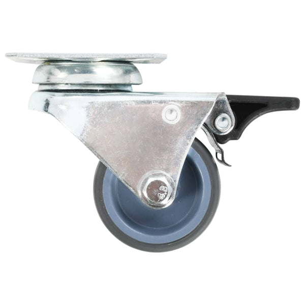 vidaXL 16 pcs. Swivel Casters with Twin Wheel 50 mm