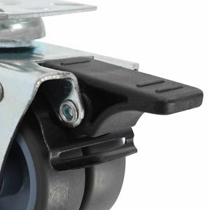 vidaXL 32 pcs. Twin Wheel Swivel Castors 50 mm