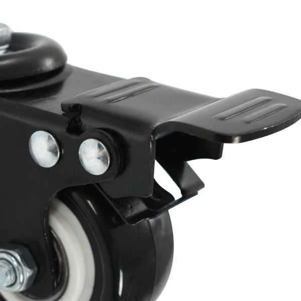 vidaXL Swivel Casters with Brakes 8 pcs. 50 mm
