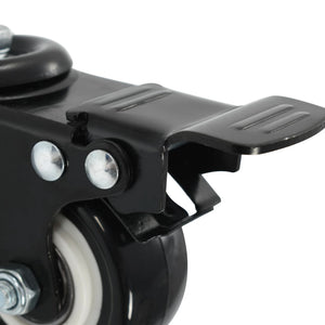 vidaXL Swivel Casters with Brakes 8 pcs. 50 mm