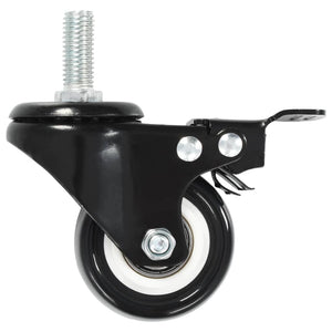 vidaXL Swivel Casters with Brakes 16 pcs. 50 mm