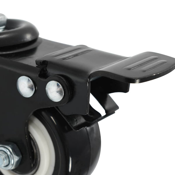vidaXL Swivel Casters with Brakes 24 pcs 50 mm
