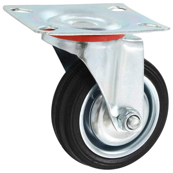 vidaXL 16 Swivel Castor Wheels 75 mm