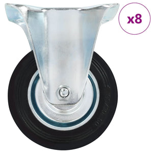 vidaXL 8 Pcs. Swivel Casters 100 mm