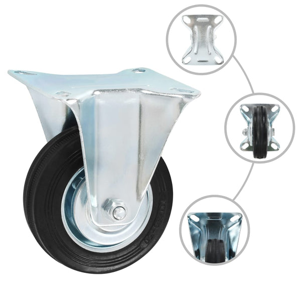 vidaXL 8 Pcs. Swivel Casters 100 mm