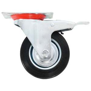 vidaXL 32 pcs Swivel Castors 100 mm
