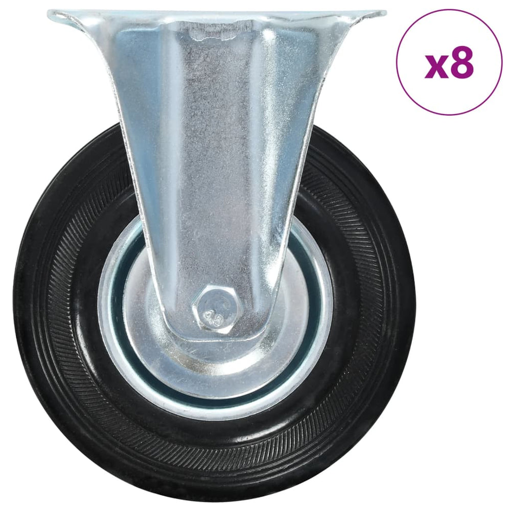 vidaXL 8 Pcs. Swivel Castors 125 mm