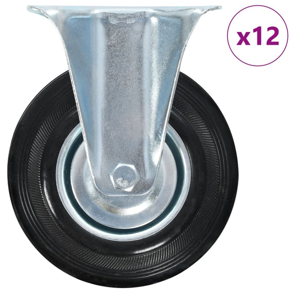 vidaXL 12 pcs. Swivel Casters 125 mm