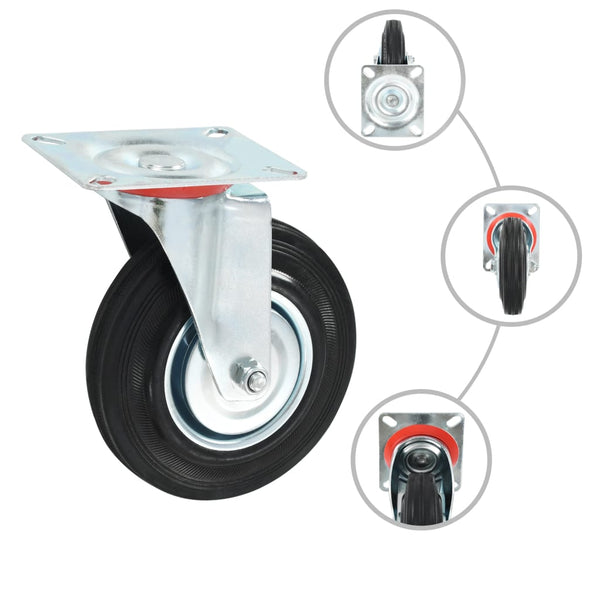 vidaXL 32 pcs. Swivel Casters 125 mm