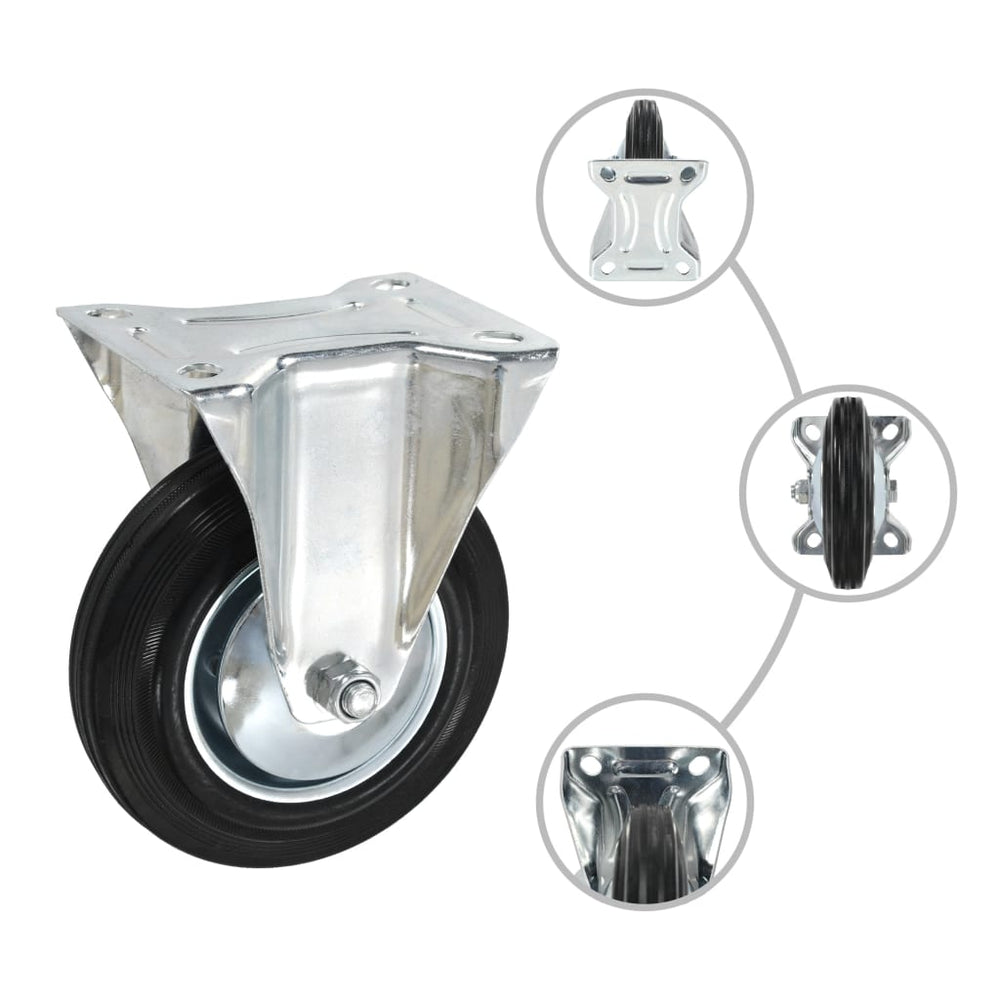 vidaXL 12 pcs. Swivel Casters 160 mm