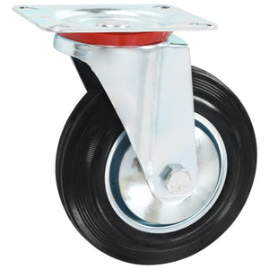 vidaXL 8 Pcs. Swivel Casters 160 mm