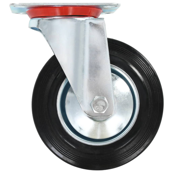 vidaXL 8 Pcs. Swivel Casters 160 mm
