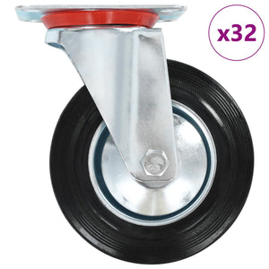 vidaXL 32 pcs. Swivel Casters 160 mm