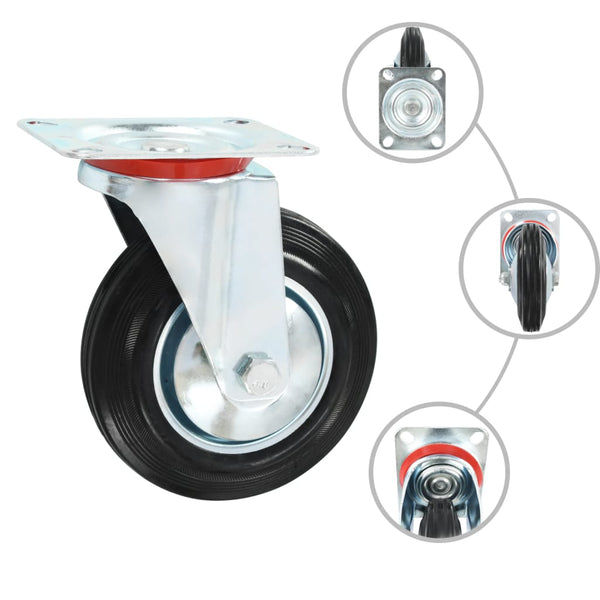 vidaXL 32 pcs. Swivel Casters 160 mm