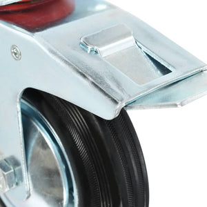 vidaXL 16 Swivel Casters 160 mm