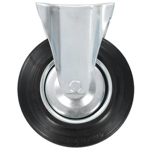 vidaXL 16 Pcs. Fixed Casters 200 mm