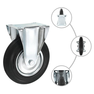vidaXL 24 Pcs. Fixed Casters 200 mm