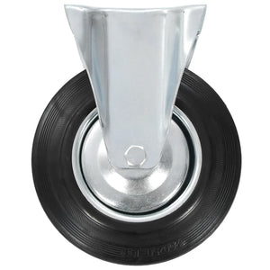 vidaXL 24 Pcs. Fixed Casters 200 mm