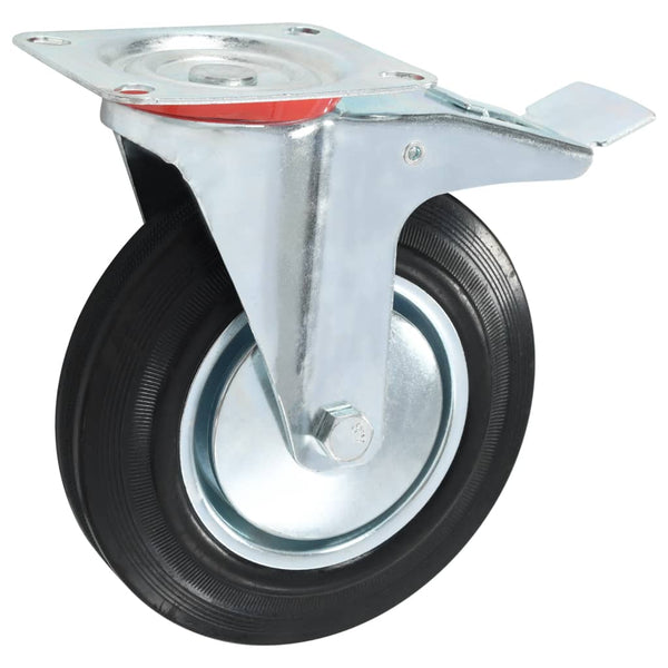 vidaXL 24 Pcs. Swivel Casters 200 mm