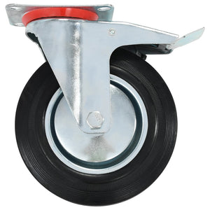 vidaXL 24 Pcs. Swivel Casters 200 mm