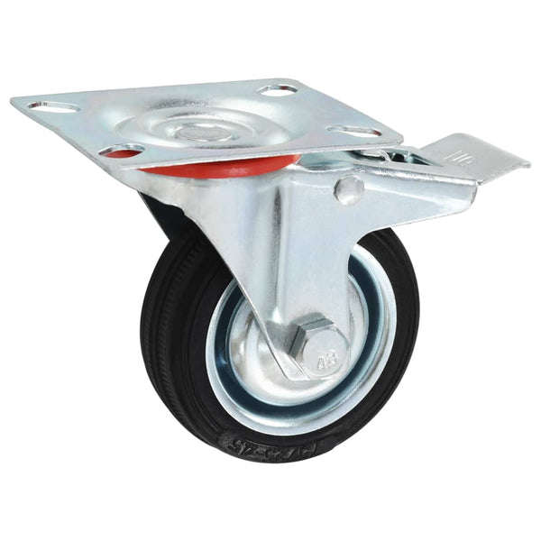 vidaXL 12 pcs Swivel Castors 75 mm