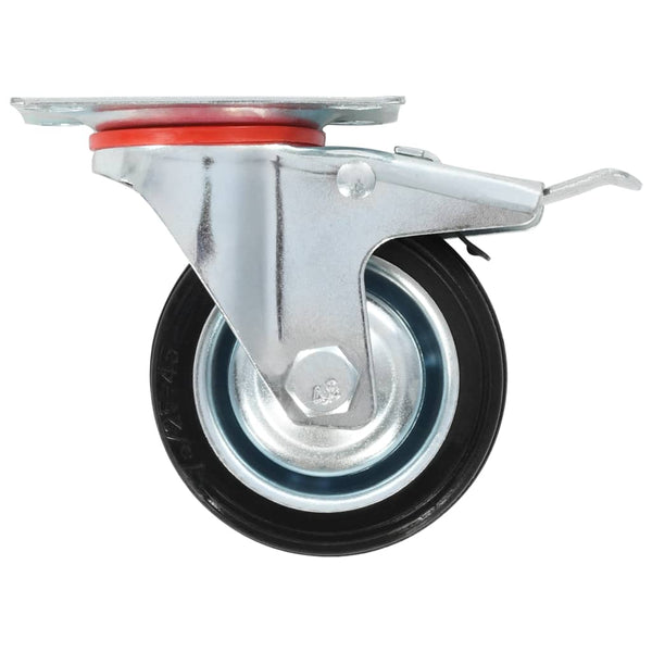 vidaXL 24 Pcs. Swivel Casters 75 mm