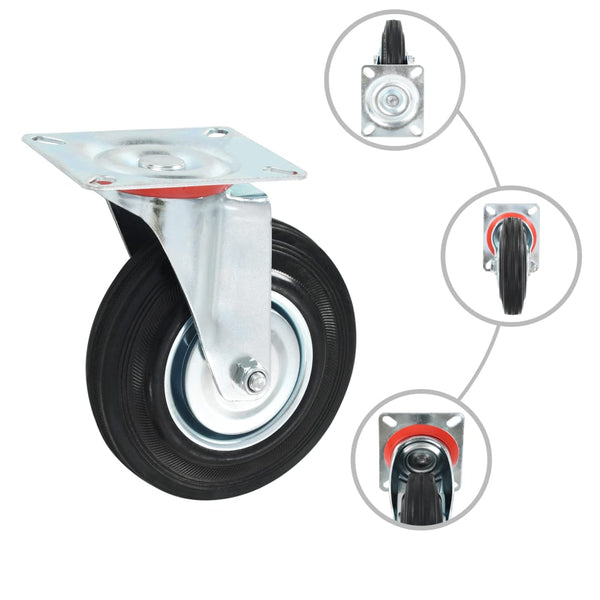 vidaXL 32 pcs. Swivel Casters 125 mm