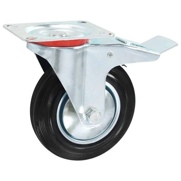 vidaXL 24 Pcs. Swivel Castors 160 mm