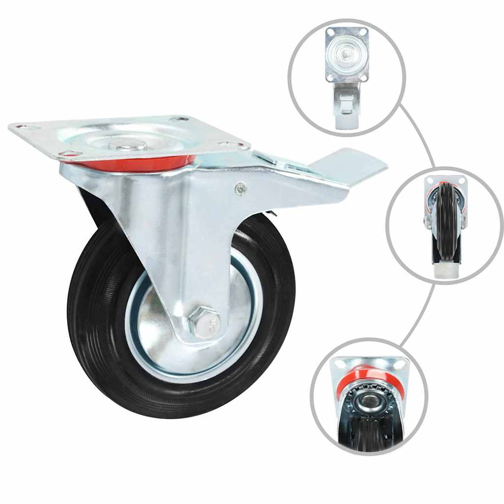 vidaXL 32 pcs. Swivel Casters 160 mm