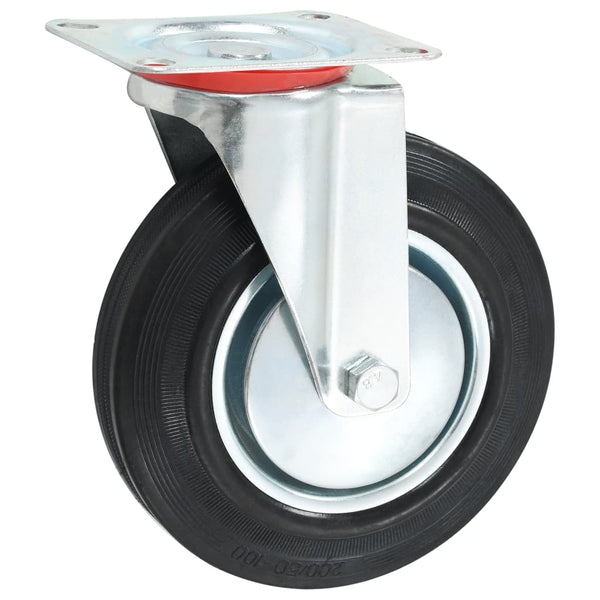vidaXL 32 Swivel Castors 200 mm