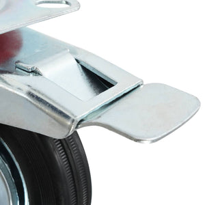 vidaXL 24 casters 100 mm