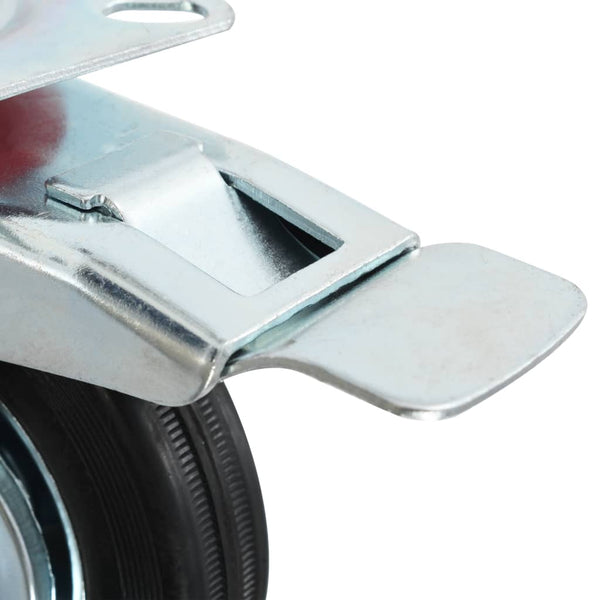 vidaXL 24 casters 100 mm