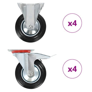 vidaXL 8 casters 160 mm