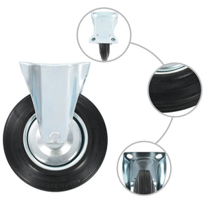 vidaXL 8 casters 200 mm