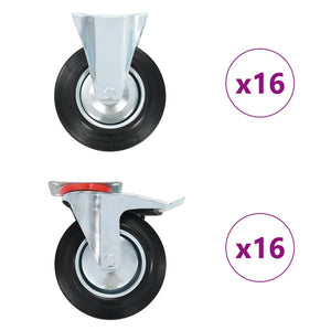 vidaXL 32 pcs. Casters 200 mm