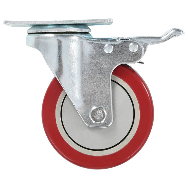 vidaXL Swivel Casters 16 pcs 100 mm