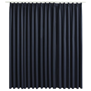 vidaXL Blackout Curtain with Hooks Anthracite 290 x 245 cm