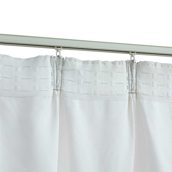 vidaXL Blackout Curtains with Hooks 2 pcs. Grey White 140x245 cm