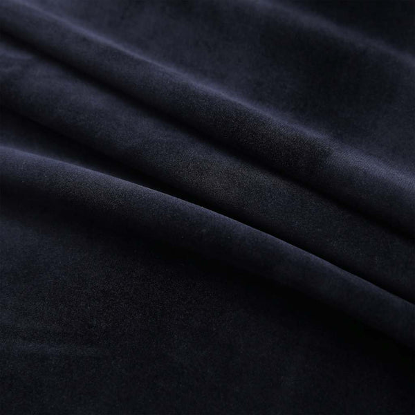 vidaXL Black Velvet Blackout Curtains with Eyelets 2 pcs 140x175 cm