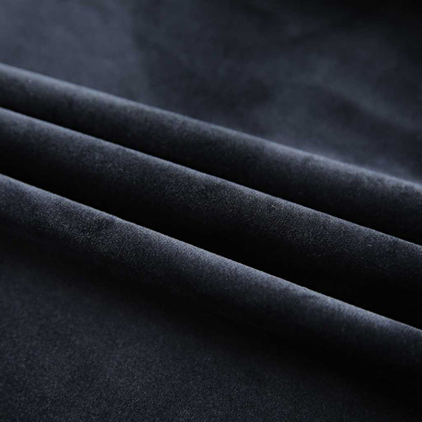 vidaXL Black Velvet Blackout Curtains with Hooks 2 pcs. 140x175 cm