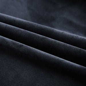 vidaXL Black Velvet Blackout Curtain with Hooks 290 x 245 cm
